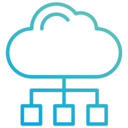 cloud service Icône