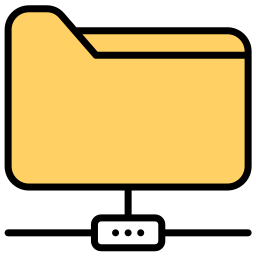 archivio dati icona