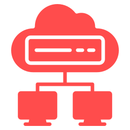 Cloud network icon