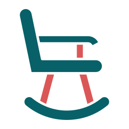 Rocking chair icon