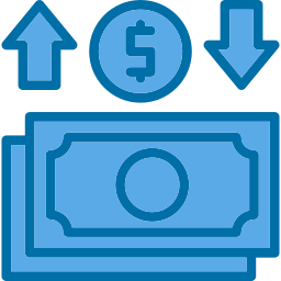 Money exchange icon