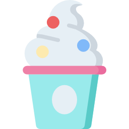yaourt glacé Icône