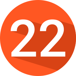 número 22 Ícone