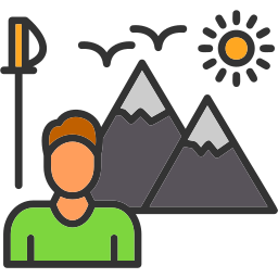 Hiking icon