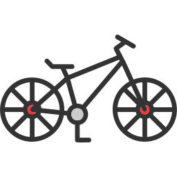 bicicleta de montanha Ícone