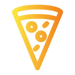 porción de pizza icono