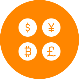 simboli di valuta icona