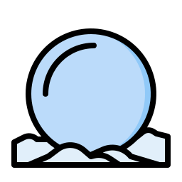 Snow ball icon