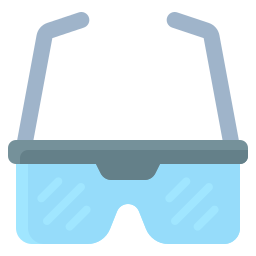lentes de seguridad icono