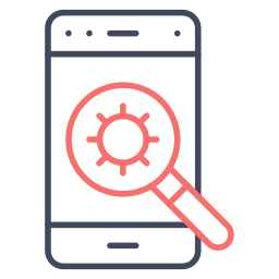 verificação de vírus Ícone