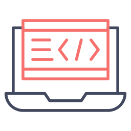 laptop-code icon