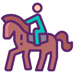 paardrijden icoon