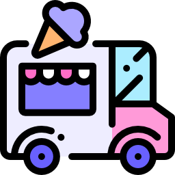 carro de sorvete Ícone