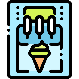 Ice cream machine icon