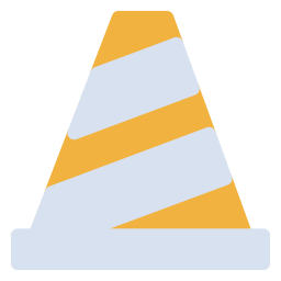 Дорожный конус иконка