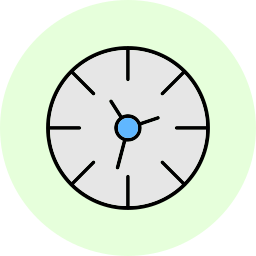 Wall clock icon