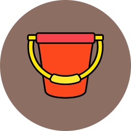 Sand bucket icon