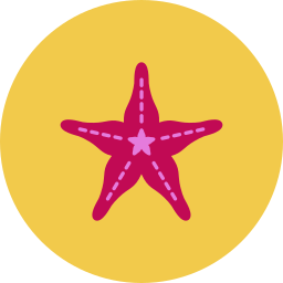 estrella de mar icono