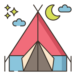 acampamento Ícone
