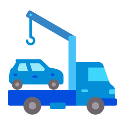 Towing vehicle icon