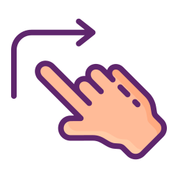 Hand gesture icon