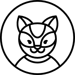 Кошачья маска иконка