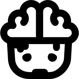 monsterlijke hersenen icoon