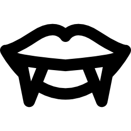 lèvres de vampire Icône