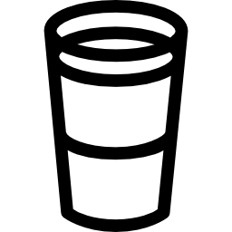 vaso de café icono