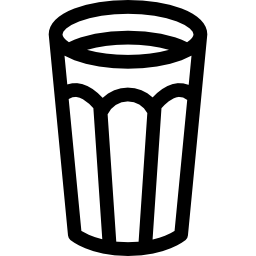 vaso de café icono