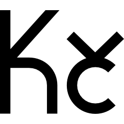 tschechische koruna icon
