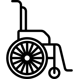 sedia a rotelle icona