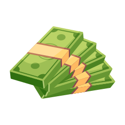 Money stack icon