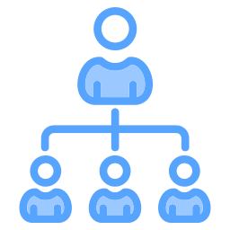 Organization structure icon