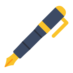 Перьевая ручка иконка