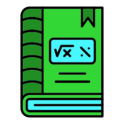 książka do matematyki ikona