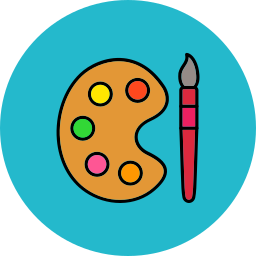 Color palette icon