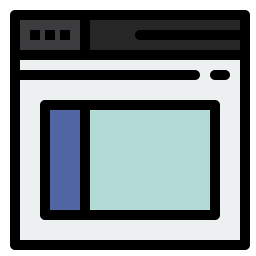 página web icono