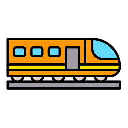 High speed train icon