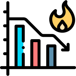 burndown icoon