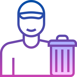 recolector de basura icono