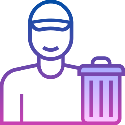 Trash collector icon