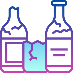 Glass bottle icon