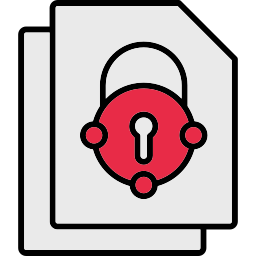 Secure data icon