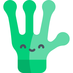 mão alienígena Ícone