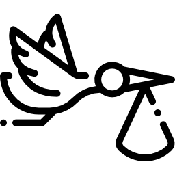cigüeña icono