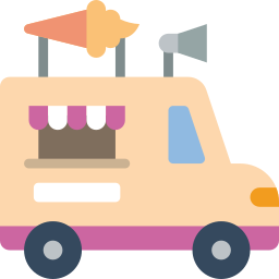 Ice cream van icon