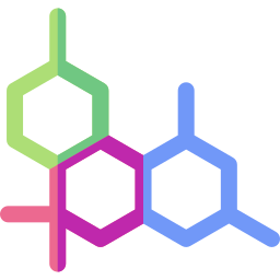 estrutura molecular Ícone