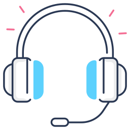 Headphone mic icon