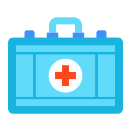 First aid kit icon